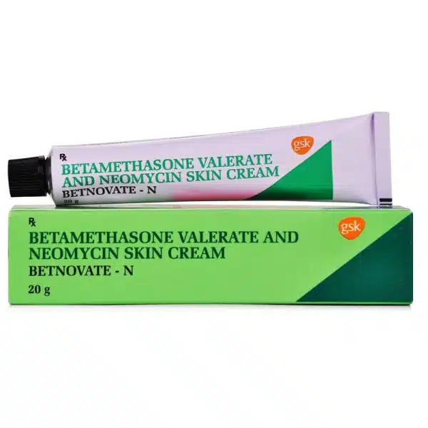 Betnovate N 25gm cream for skin rash, fungal infection, and irritation treatment