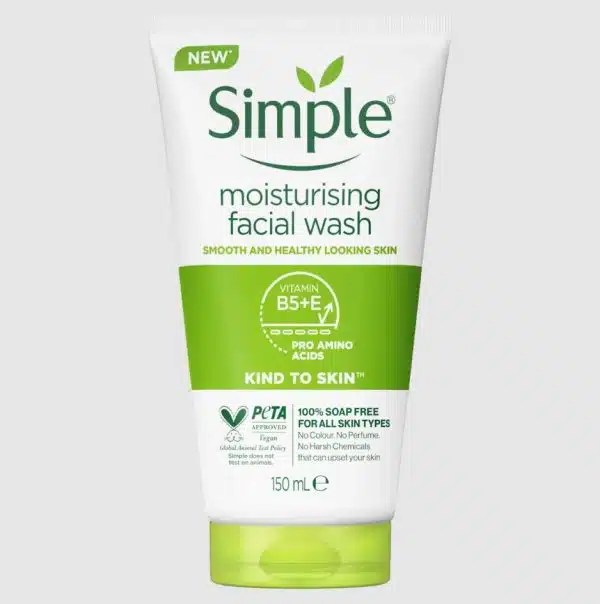 Simple Kind To Skin Moisturizing Facial Wash Bangladesh – gentle & hydrating face wash for sensitive skin by Simple UK